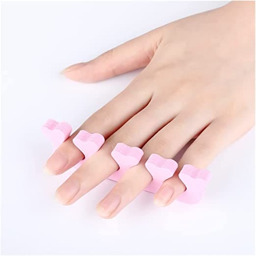 Set Of 2 Finger Toe Separator, Manicure Pedicure Gel Divider, Finger Dividers Separators, Finger Foot Sponge Soft Gel, Portable Finger Spacer, Soft Foam Sponge Spacer, Toe Nail Separator Set Of 2 Finger Toe Separator, Manicure Pedicure Gel Divider, Finger Dividers Separators, Finger Foot Sponge Soft Gel, Portable Finger Spacer, Soft Foam Sponge Spacer, Toe Nail Separator
